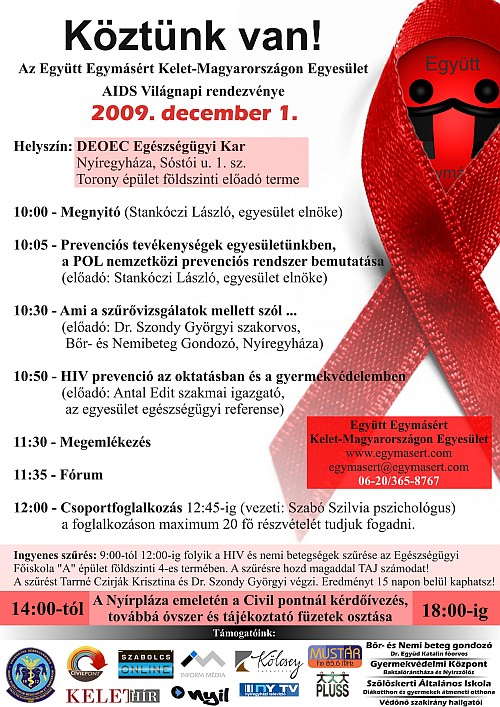 AIDS Világnap Nyíregyházán