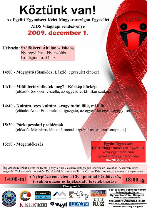 AIDS Világnap Nyíregyházán