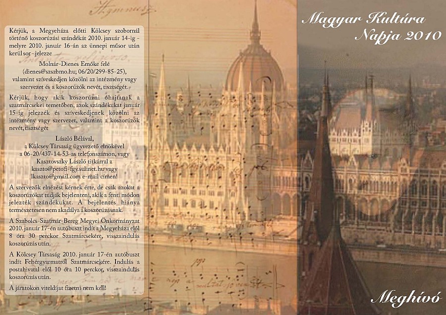 A Magyar Kultúra Napja Nyíregyházán