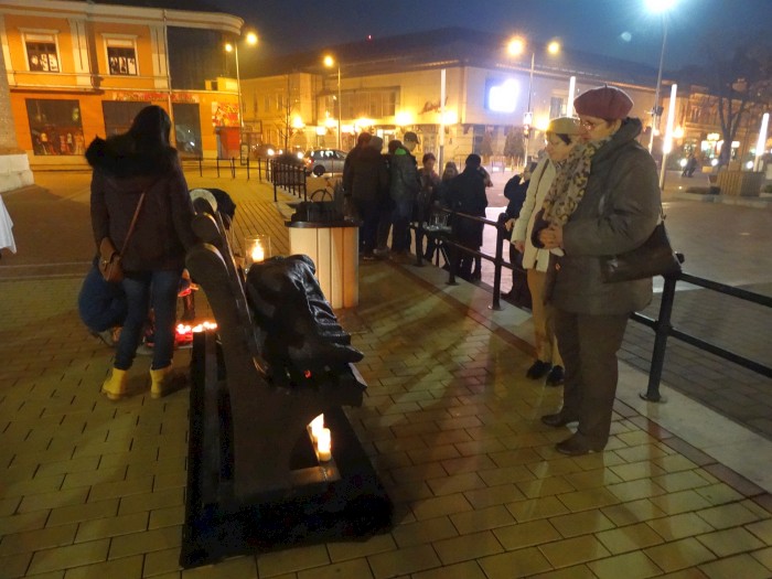 Három szabolcsi városban járt a Hajléktalan Jézus szobra